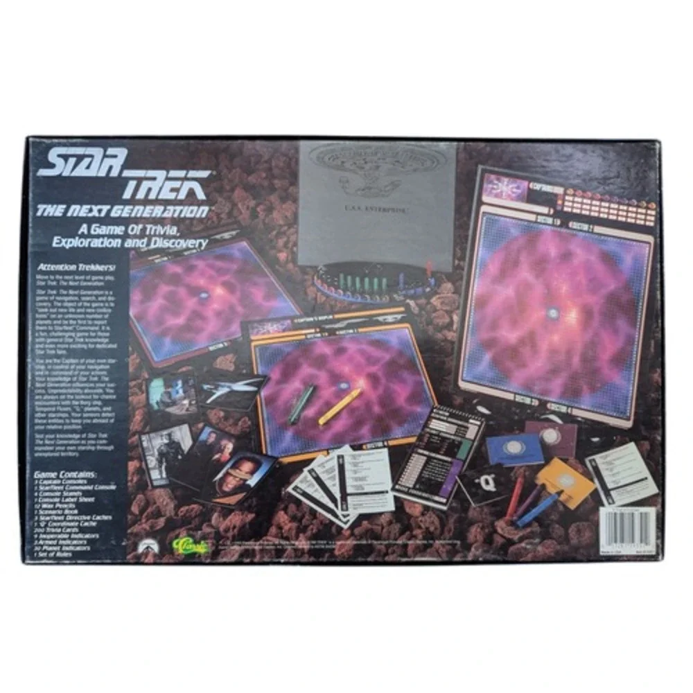 1993 Classic Star Trek Next Generation Game Of Trivia, Exploration & Discovery